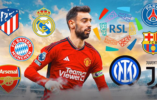 Five clubs Bruno Fernandes could join after leaving Manchester United this summer