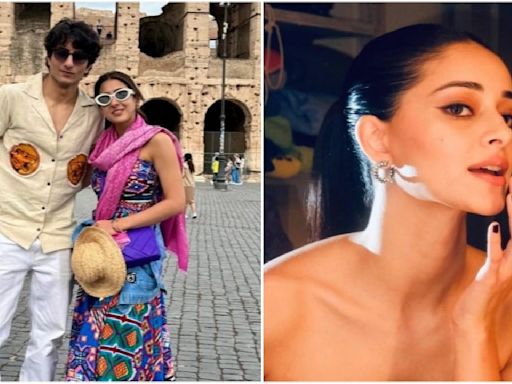 PICS: Sara Ali Khan enjoys ‘Roman holiday’ with bro Ibrahim, Ananya Panday 'happy' at Anant Ambani-Radhika Merchant’s cruise pre-wedding