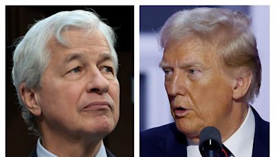 Trump says he 'doesn't know who' brought up adding Jamie Dimon to his Cabinet. It was Trump.