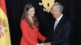 El presidente portugués impone a la princesa Leonor la Gran Cruz de la Orden de Cristo