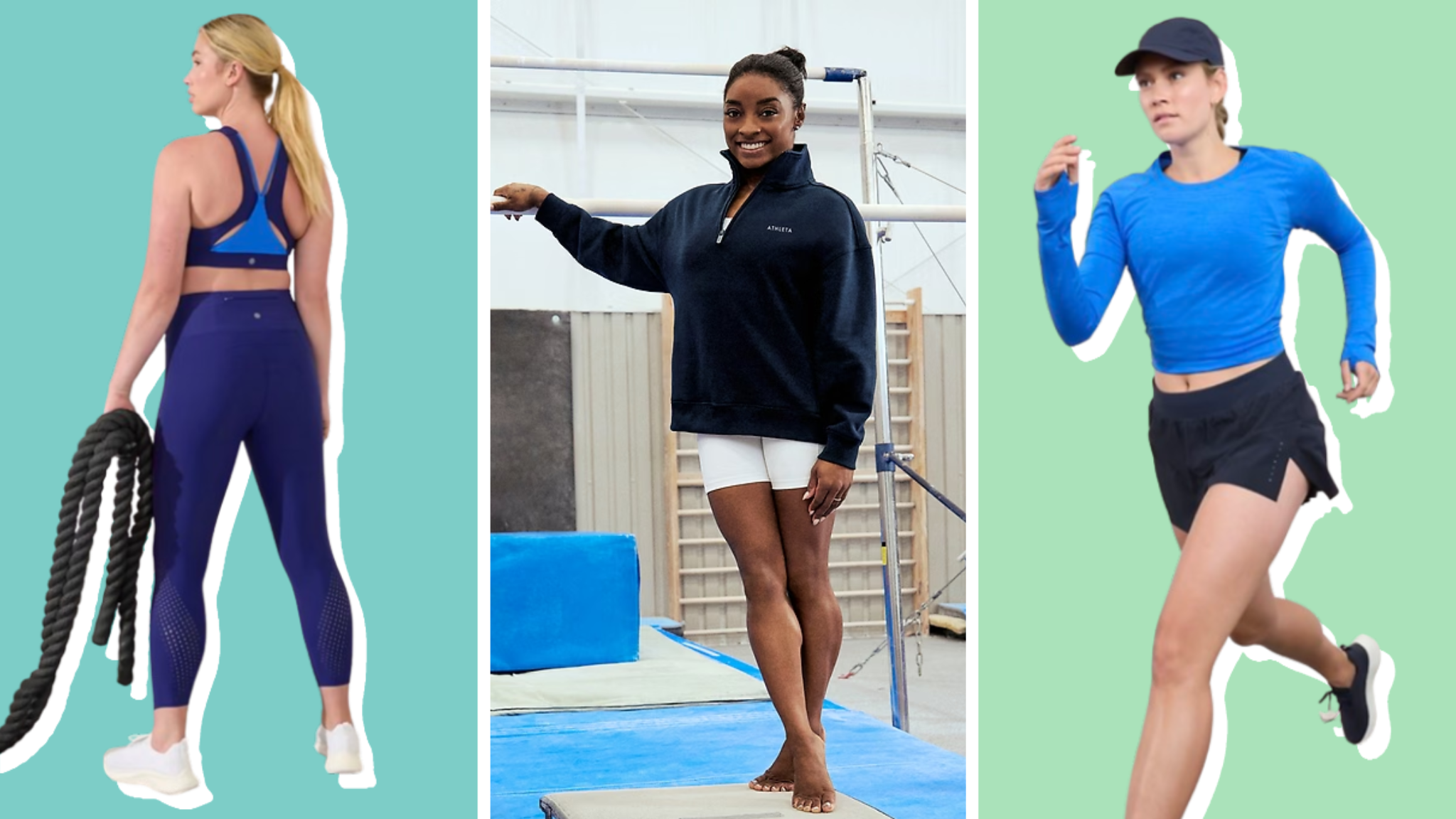 Dress like Simone Biles and Katie Ledecky by shopping deals from Athleta's Power of She line