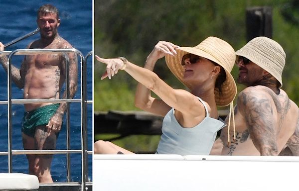 Victoria and David Beckham vacation on luxury yacht as son shares secrets about his famous parents