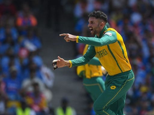 South Africa's Keshav Maharaj Offers Proteas Early Break With Twin Strike Against India in T20WC Final - News18