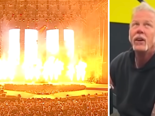 35 years later, James Hetfield is still amazed by Metallica’s pyro before playing One