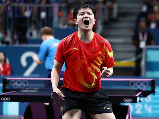 Olympics-Table Tennis-China’s Fan wins table tennis gold in men’s singles; Swede Moregard pockets silver