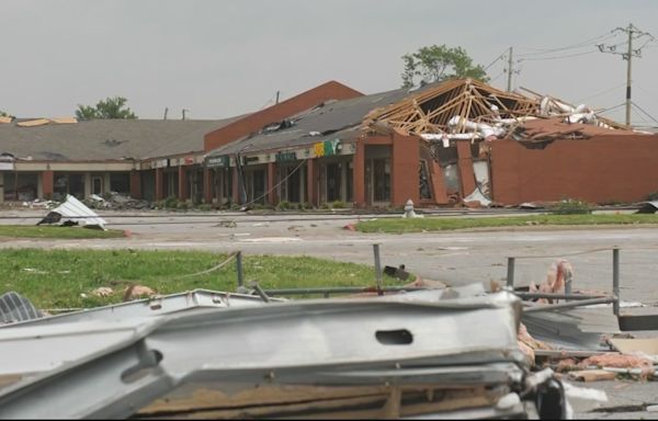 Estimated storm damage to city property in the millions of dollars