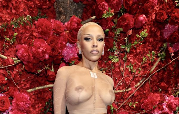 Doja Cat Basically Wore See-Through Nude Shapewear to the Met Gala After Party