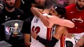 Jeff Van Gundy Doesn't Embrace Kevin Love And Gabe Vincent Hugging It Out In NBA Finals