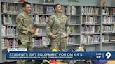 Arizona elementary school class gifts training gear to military service dogs - ABC17NEWS