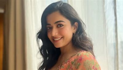 Rashmika Mandanna dazzles in floral saree, says missing...