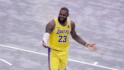 James anota triple-doble en triunfo de Lakers y Warriors ganan pese a Green