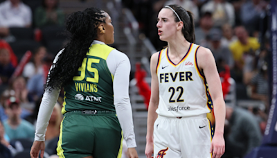 Caitlin Clark picks up another technical foul in Fever's loss to Storm; USC's JuJu Watkins calls her 'a dawg'