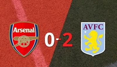 Arsenal sucumbe ante Aston Villa y pierde por 2 a 0