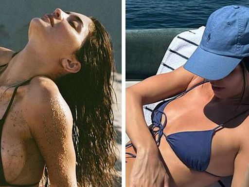 Kendall and Kylie Jenner Offer Two Different Takes on the String swimsuit