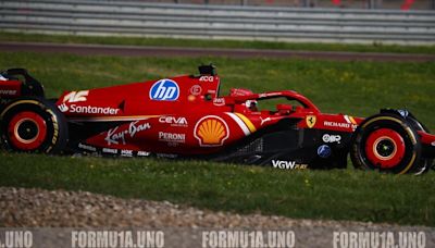 Ferrari pone en pista su evolución para Imola