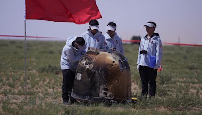 China's lunar probe returns to Earth with 1st samples from far side of the moon