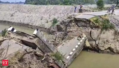Another bridge collapses in Bihar, 10th such incident in over 15 days - The Economic Times