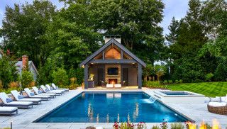 Yard of the Week: New Pool, Pavilion, Patio and Meadow Garden (17 photos)