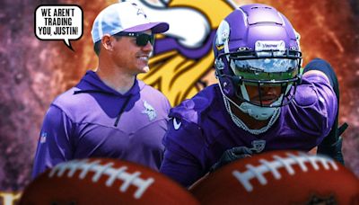 Vikings head coach Kevin O'Connell denies Justin Jefferson trade rumors prior to extension