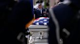 APTOPIX Police Shooting Airman Funeral