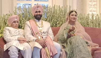 Punjab minister Anmol Gagan Maan ties knot with lawyer-bizman Shahbaaz Singh Sohi