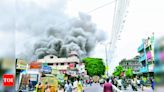 Major Fire Destroys Hardware Store in Erode | Coimbatore News - Times of India