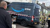 Amazon 'looking into' Kilmarnock crash after delivery van smashes into flats