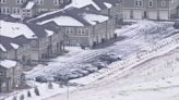 Hail looks like snow in Denver metro area