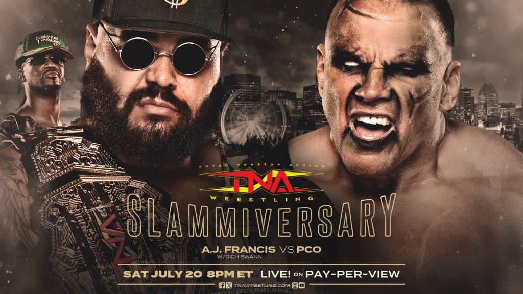 AJ Francis To Defend Two Titles Against PCO At TNA Slammiversary