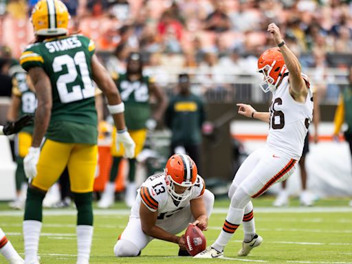 From 'crappy hotel' to Cleveland return: Kicker Cade York back with Browns a changed man