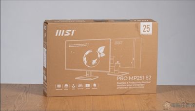 護眼商務螢幕再進化 激發你的娛樂魂 MSI PRO MP251 E2