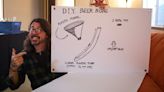 Dave Grohl has sketched instructions for building a beer bong and how to smuggle hash in a cassette tape, and now they’re being auctioned for charity