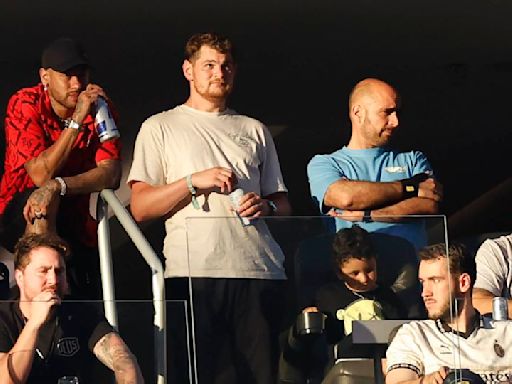 Neymar cuts a frustrated figure in the stands as he watches wasteful Brazil draw 0-0 at Copa América