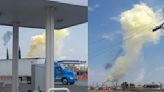 Reportan fuga de gas tóxico en refinería de Salamanca de Pemex