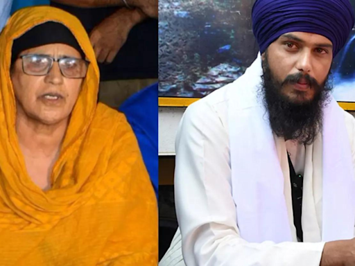 Amritpal disagrees with his mother on Khalistan sympathies | India News - Times of India