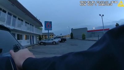 New bodycam shows footage of shootout between Moses Lake police and suspect