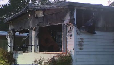 Pleasanton mobile home park fire: 1 died, 1 injured