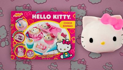 El bonito juguete de Hello Kitty Choco Bombas de Mi Alegría te dejará cocinar de verdad