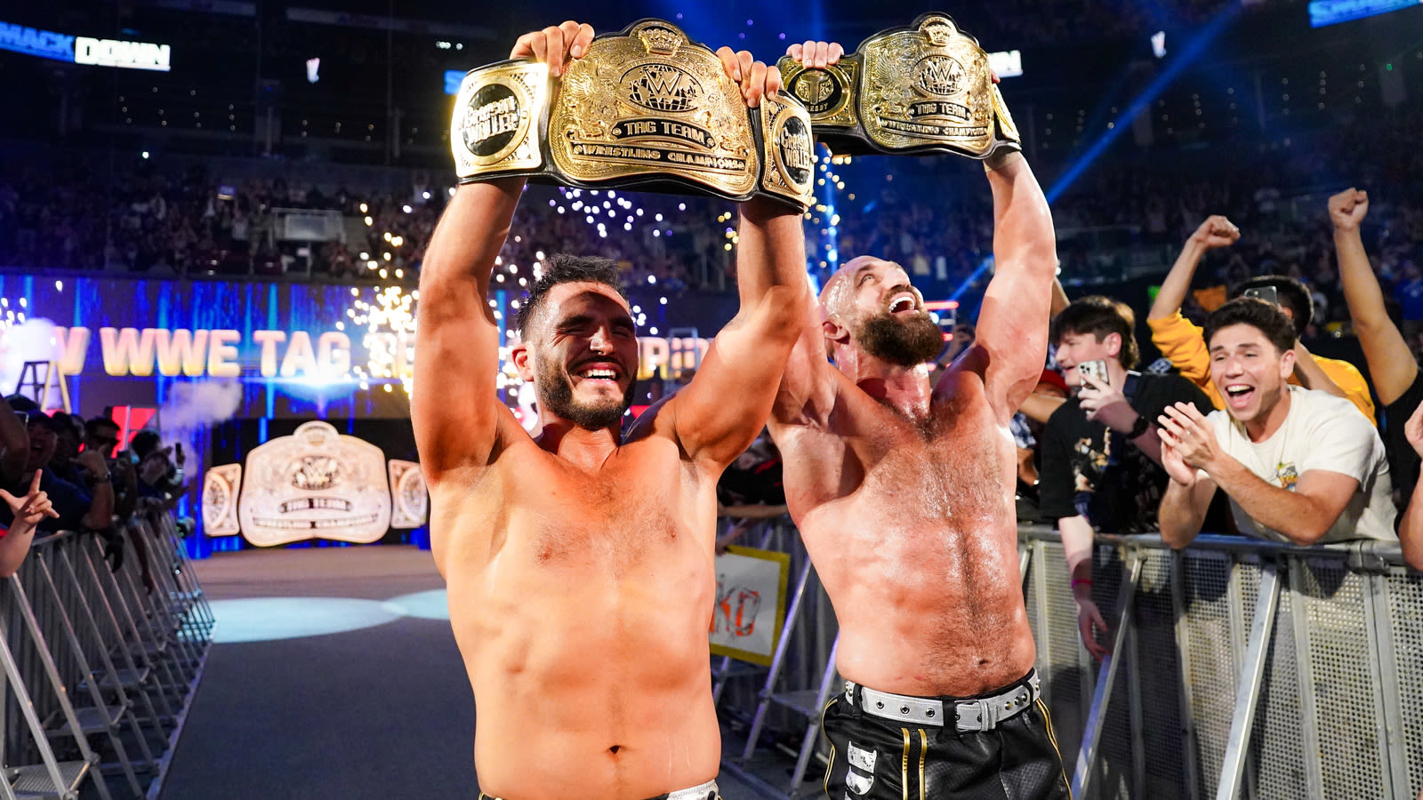 Video: DIY Celebrates Their WWE Tag Team Championship Win Following SmackDown - Wrestling Inc.