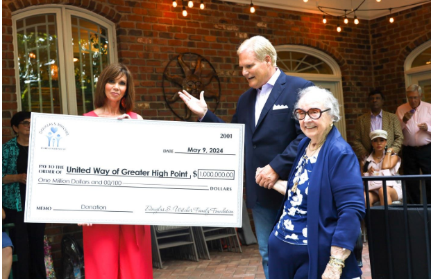 Doug Witcher pledges $1 million to United Way of Greater High Point