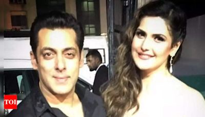 Zareen Khan admits feeling intimidated by Salman Khan: 'I used to chase him on his cycle' | Hindi Movie News - Times of India