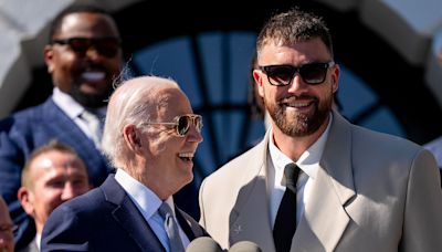Travis Kelce says Secret Service wasn't 'too happy' with him during White House visit