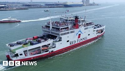 Red Funnel: Isle of Wight vehicle ferry crossings halted