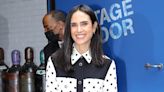 Jennifer Connelly Upgrades Polka Dot Shirt Dress With Block Heel Boots for ‘Good Morning America’