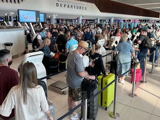 'Chaos' strikes Manchester Airport AGAIN as flights finally resume after carnage