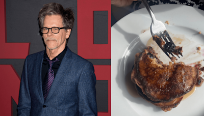 The Super-Easy Pancakes Kevin Bacon Makes Every Sunday for His Wife (Aww)