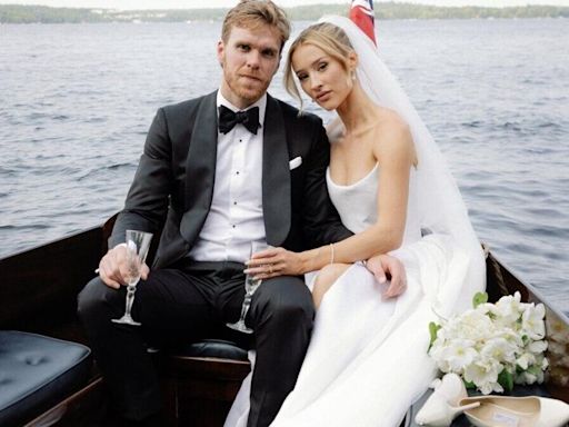 Oilers’ Connor McDavid ties the knot in an opulent Muskoka wedding. See the photos