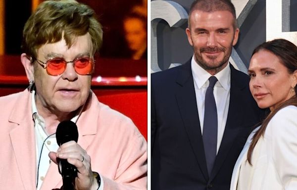 Elton John's cheeky nickname for the Beckhams stems from private yacht antics