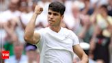 Carlos Alcaraz begins Wimbledon title defence with win over Mark Lajal | Tennis News - Times of India