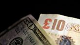 Dollar gains with Treasury yields, sterling tumbles on hot inflation